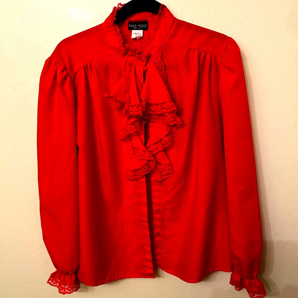 Fancy Red Buttondown Shirt
